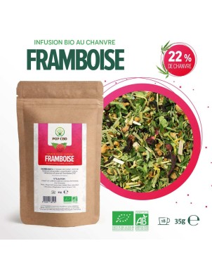 Cbd-Gardens | | Tisane CBD bio framboise | POP CBD | 13,19 €