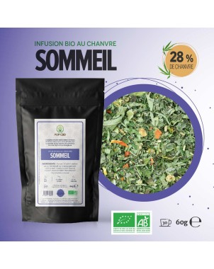 Tisane CBD bio sommeil - vrac | POP CBD