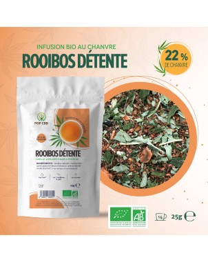 Tisane CBD bio rooibos détente | P CBD