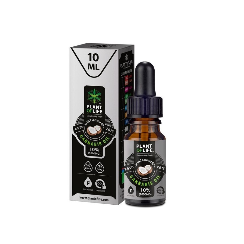 Huile CBD 10% full spectrum coco | PLANT OF LIFE