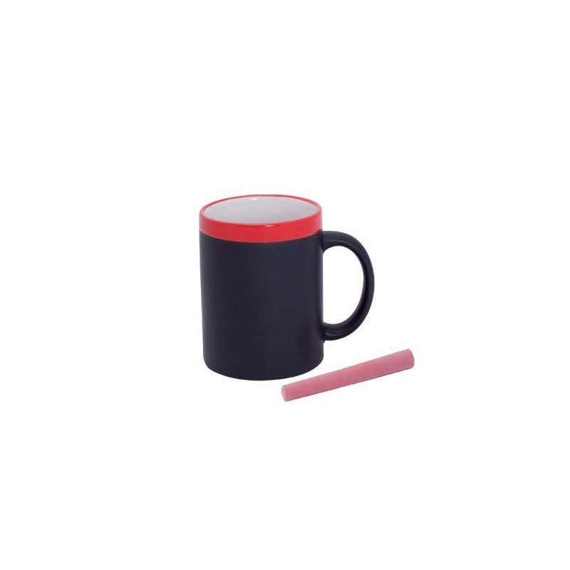 Mug ardoise & craie (Blanc)