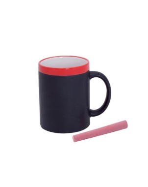 Mug ardoise & craie (Blanc)