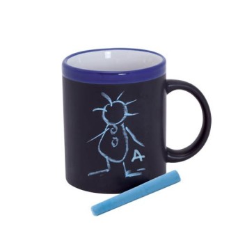 Mug ardoise & craie (Blanc)