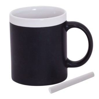 Mug ardoise & craie (Blanc)