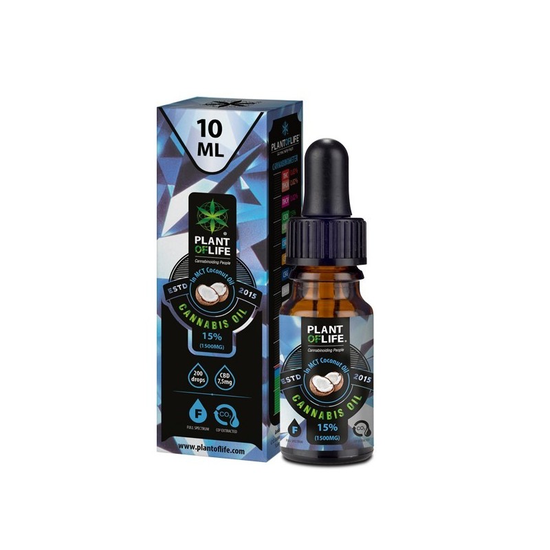 Huile CBD 15% full spectrum coco | PLANT OF LIFE