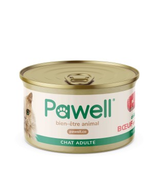 Pâtée chat CBD full spectrum | Pawell (Boeuf)