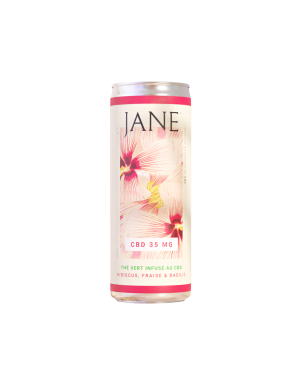 Thé CBD hibiscus fraise basilic | Jane