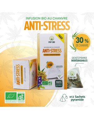 Tisane CBD bio anti stress - sachets | POP CBD