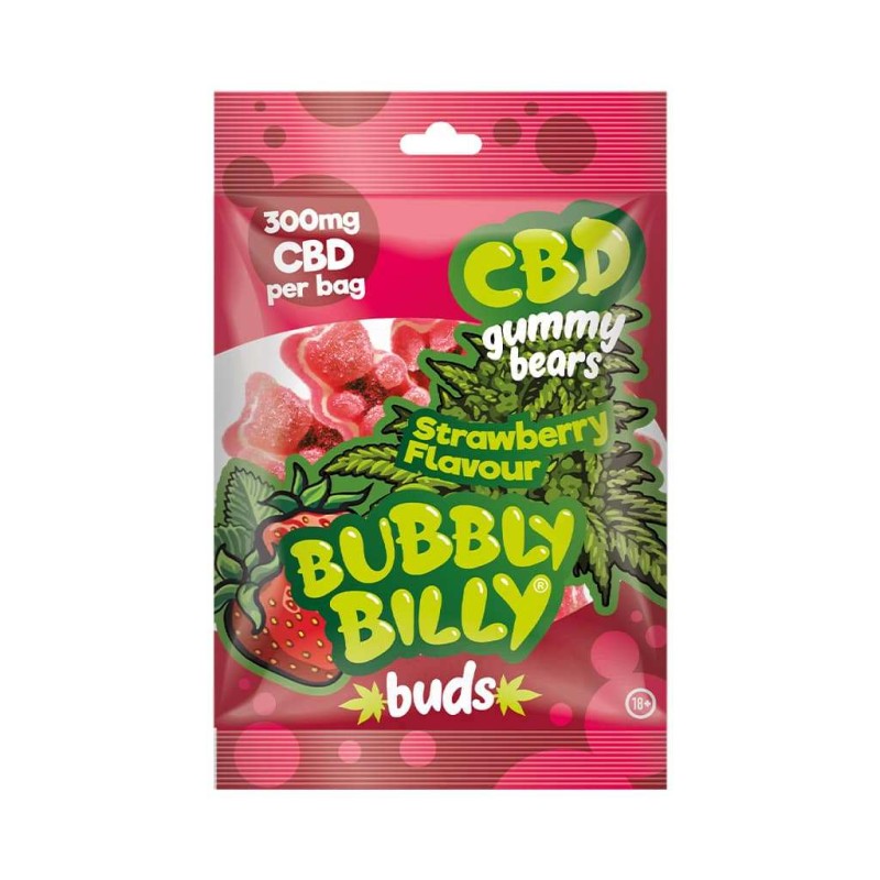 Bonbon CBD 300mg fraise | Bubbly Billy