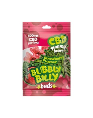 Bonbon CBD 300mg fraise | Bubbly Billy