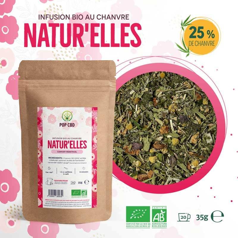 Tisane CBD bio natur'elles | POP CBD