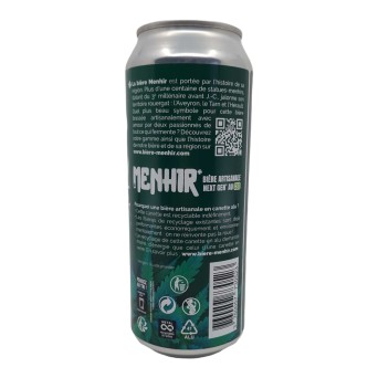 Bière CBD - canette 50cl | Menhir