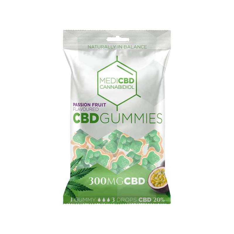 Bonbon CBD 300mg fruit de la passion | MediCBD