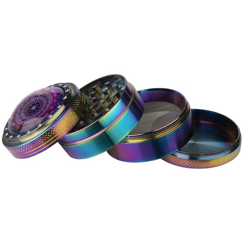 Grinder 50mm Epoxy Rainbow | Zorr (Modèle 1)