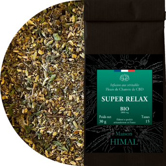 Tisane CBD bio super relax | MAISON HIMAL