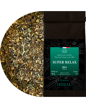 Tisane CBD bio super relax | MAISON HIMAL