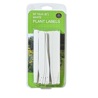 Cbd-Gardens | | Étiquettes Blanches pour Plantes 15cm lot de 50 | 8,90 €