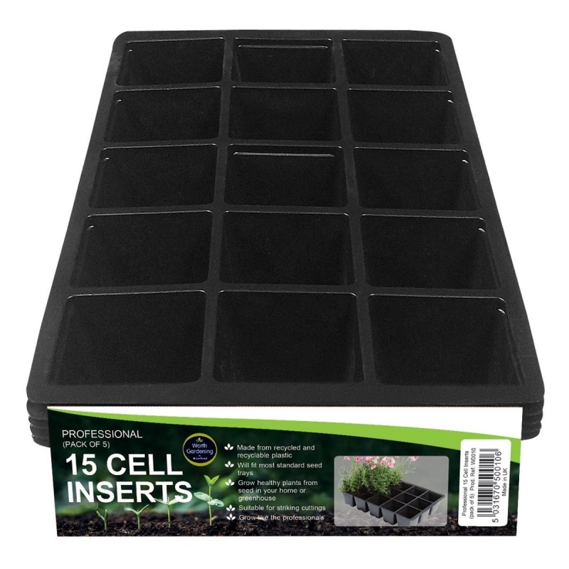 Cbd-Gardens | | Inserts professionnels 15 cellules (lot de 5) | 5,10 €