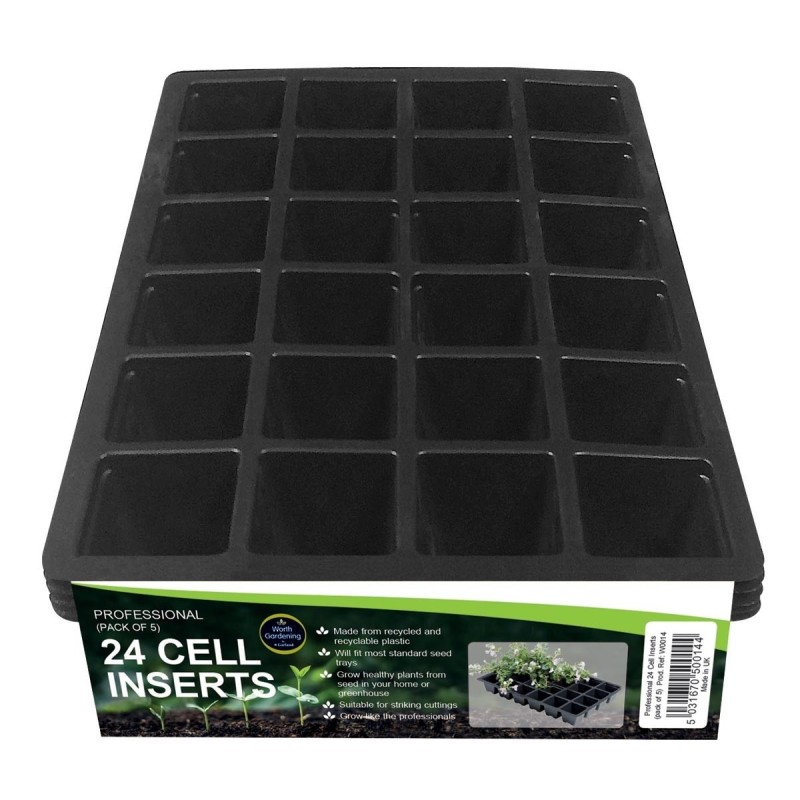 Cbd-Gardens | | Inserts professionnels 24 cellules (lot de 5) | 5,10 €