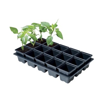 Mini bac à légumes professionnel (15 pots carrés de 7 cm)