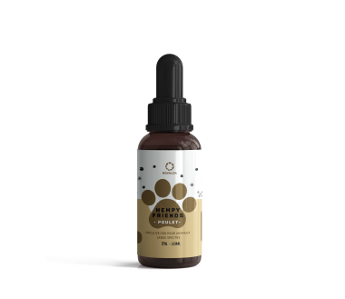 Huile CBD animaux 3% poulet | NOVALOA