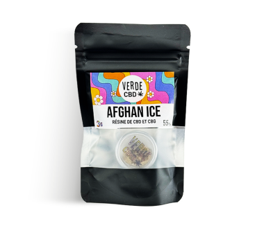 Résine CBD/CBG AFGHAN ICE | VERDE CBD