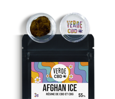 Résine CBD/CBG AFGHAN ICE | VERDE CBD