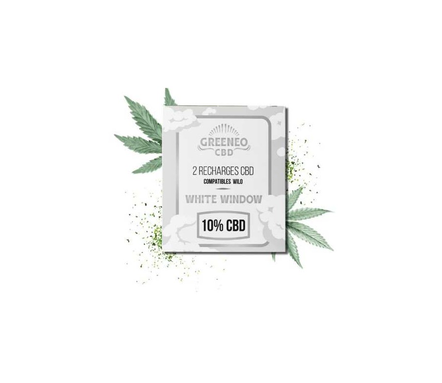 Cbd-Gardens | | Cartouche e-liquide CBD 10% White Window - 2 pcs | Greeneo | 17,88 €