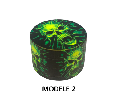 Grinder 50mm green skulls | FARO (Modèle 3)