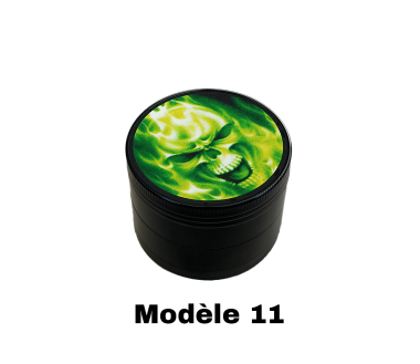 Grinder 50mm green skulls | FARO (Modèle 3)