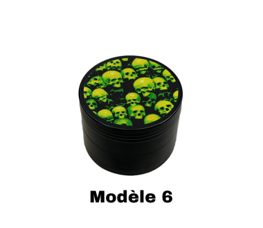 Grinder 50mm green skulls | FARO (Modèle 3)