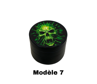 Grinder 50mm green skulls | FARO (Modèle 3)