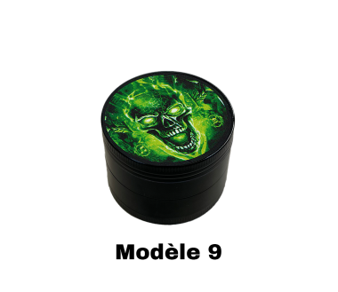 Grinder 50mm green skulls | FARO (Modèle 3)