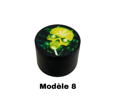 Grinder 50mm green skulls | FARO (Modèle 3)