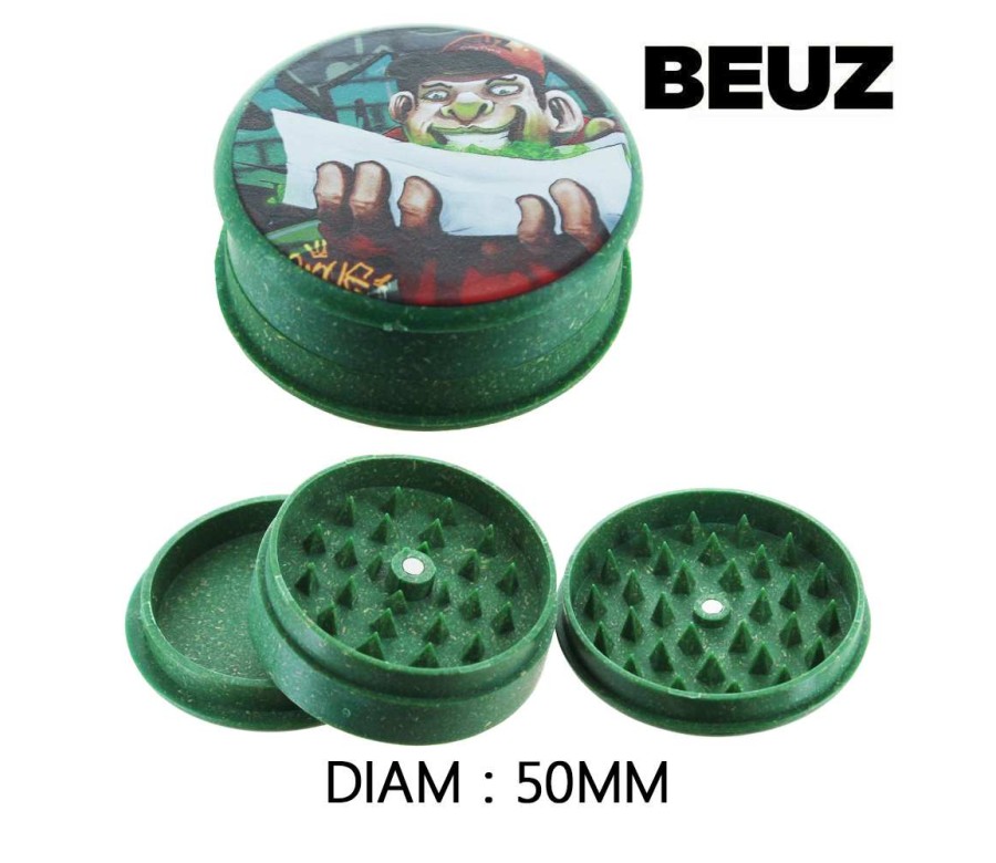 Cbd-Gardens | | Grinder en chanvre biodégradable vert Rolling 50mm | 35,88 €