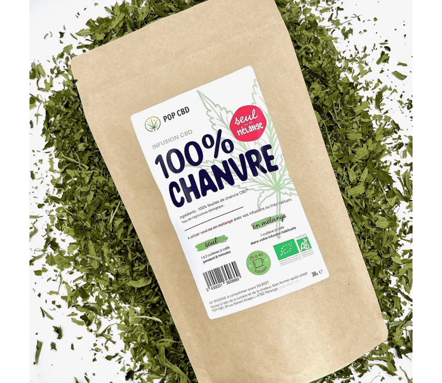 Cbd-Gardens | | Tisane Bio 100% Chanvre 30g | POP CBD | 8,33 €