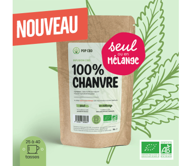 Cbd-Gardens | | Tisane Bio 100% Chanvre 30g | POP CBD | 8,33 €