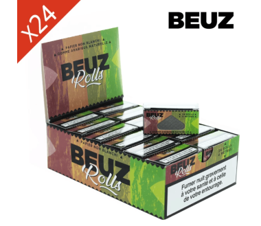 Cbd-Gardens | | Boite de 24 Rouleaux de feuille Slim BROWN Non Blanchi BEUZ | 26,28 €