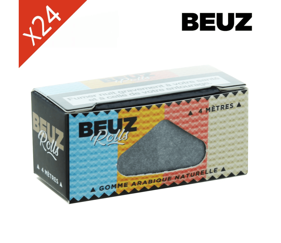 Cbd-Gardens | | Boite de 24 Rouleaux de feuille Slim BLANC Ultra Fin BEUZ | 19,20 €