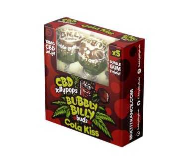 Sucette CBD Cola Kiss - 5 pcs | BUBBLY BILLY